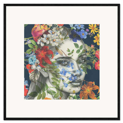 Impression artistique encadrée In Bright Bloom