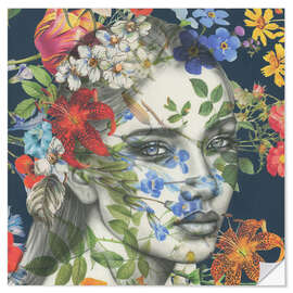 Autocolante decorativo In Bright Bloom - Sis Gardner