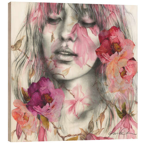 Wood print Nectar of Life
