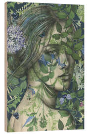 Quadro de madeira Poetry - Sis Gardner