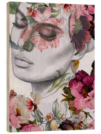 Quadro de madeira Pink Passion