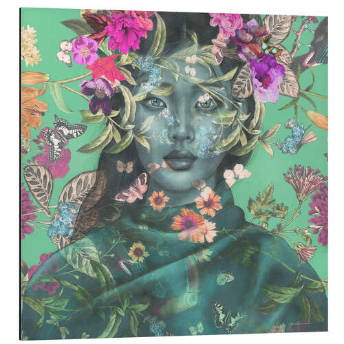 Quadro em alumínio Youthful Beauty