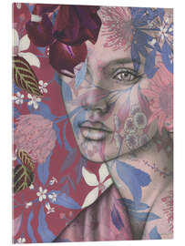 Acrylglasbild Wonderful Petals