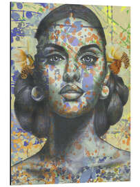 Aluminium print Yellow Vibrance