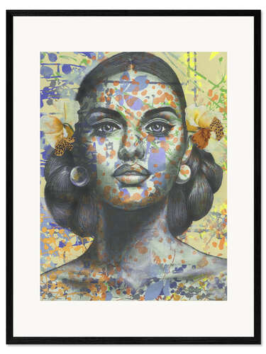 Framed art print Yellow Vibrance