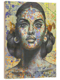 Quadro de madeira Yellow Vibrance
