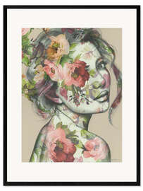 Impression artistique encadrée Peach Bloom - Sis Gardner