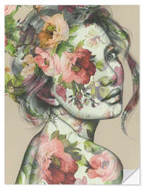 Autocolante decorativo Peach Bloom