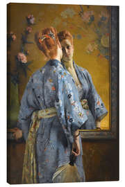 Quadro em tela La Parisienne Japonaise - Alfred Stevens