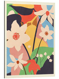 Aluminium print Boho Flowers