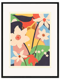 Impresión de arte enmarcada Boho Flowers