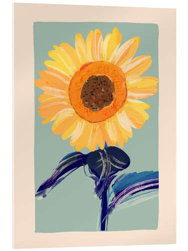 Akrylglastavla Sunflower