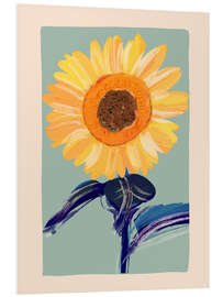 Foam board print Sunflower