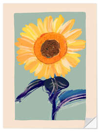 Wall sticker Sunflower