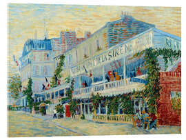 Acrylglasbild Restaurant der Sirene in Asnieres, 1887 - Vincent van Gogh