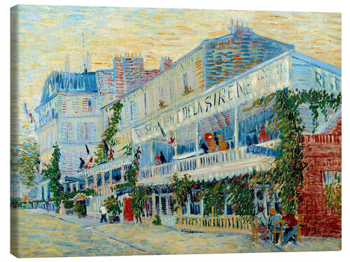 Leinwandbild Restaurant der Sirene in Asnieres, 1887