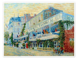 Billede The Restaurant Of The Sirene In Asnieres, 1887 - Vincent van Gogh