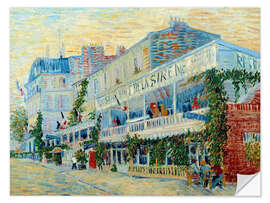 Wandsticker Restaurant der Sirene in Asnieres, 1887