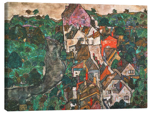 Lienzo Landscape in Český Krumlov