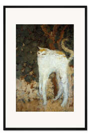 Gerahmter Kunstdruck Die weiße Katze, 1894