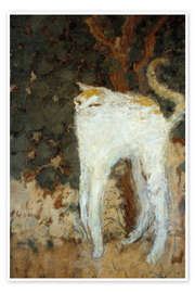 Wall print The White Cat, 1894 - Pierre Bonnard