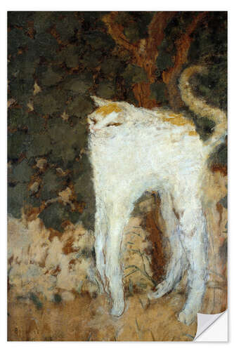 Sticker mural The White Cat, 1894