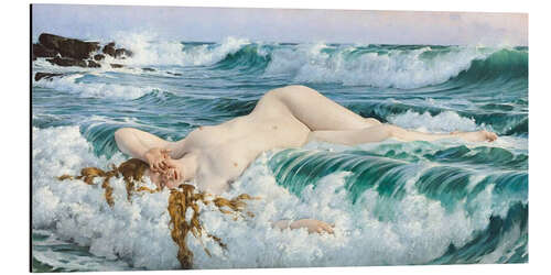 Aluminium print Aphrodite - Adolph Hiremy-Hirschl