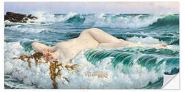 Vinilo para la pared Aphrodite - Adolph Hiremy-Hirschl
