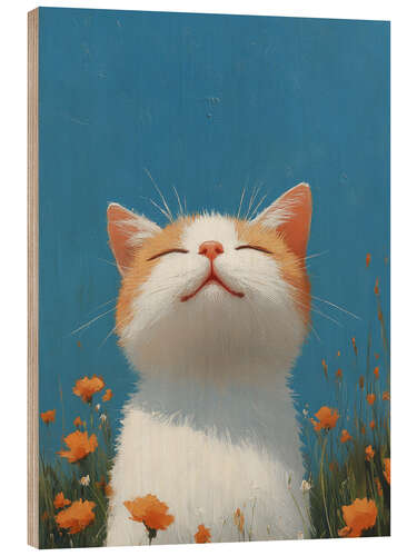 Tableau en bois Smell the summer