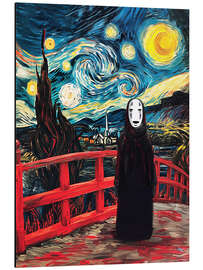 Magnettafel Kaonashi-Ohngesicht Van Gogh