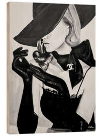 Wood print Back to the Essentials - Gilles LeBlu
