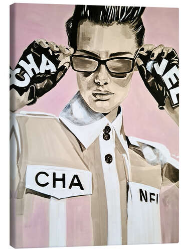 Canvas print Fashion in Pink