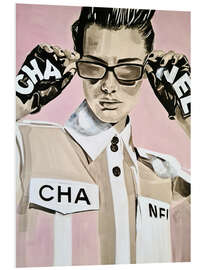 Tableau en PVC Fashion in Pink