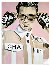 Autocolante decorativo Fashion in Pink