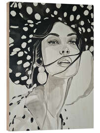 Holzbild Less is More - Gilles LeBlu