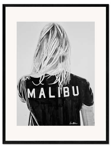 Stampa artistica con cornice Malibu Streetstyle