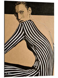 Magnettafel Mädchen mit Streetstyle