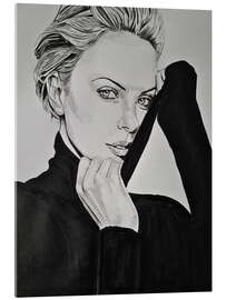 Acrylglasbild Hab keine Angst, dein wahres Gesicht zu zeigen - Gilles LeBlu