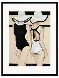 Gerahmter Kunstdruck Twins