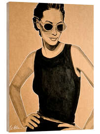 Holzbild Sunglasseslover - Gilles LeBlu