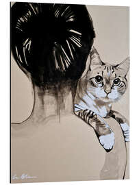 Tableau en aluminium Cat-Aholic - Gilles LeBlu