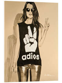 Stampa su vetro acrilico Adios - Gilles LeBlu