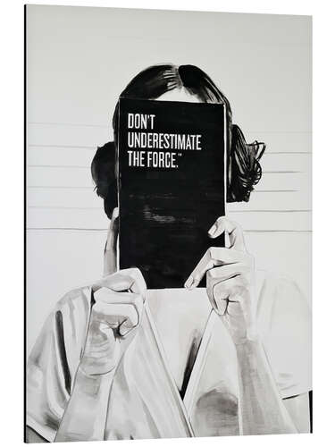 Quadro em alumínio Don't Underestimate the Force