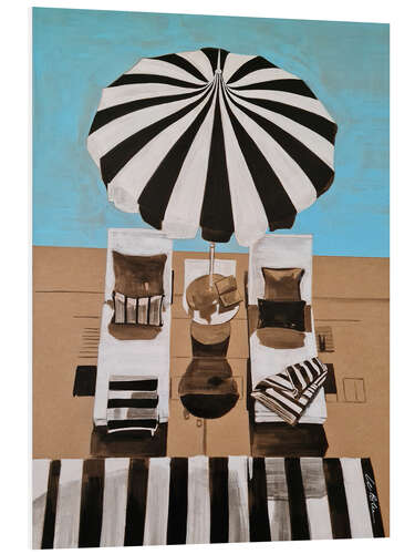 Foam board print J'ai deux Amours
