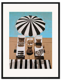 Gerahmter Kunstdruck J'ai deux Amours