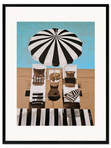 Framed art print J'ai deux Amours