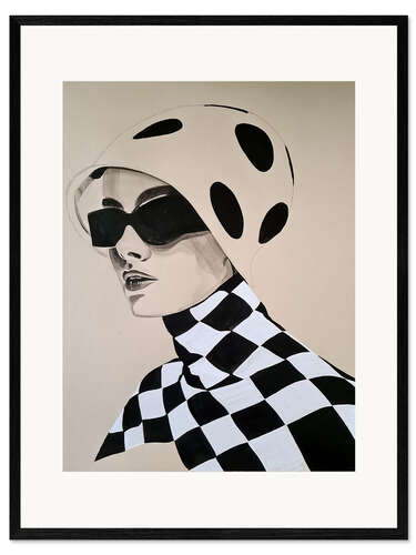 Stampa artistica con cornice Fashion Addict