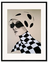 Stampa artistica con cornice Fashion Addict