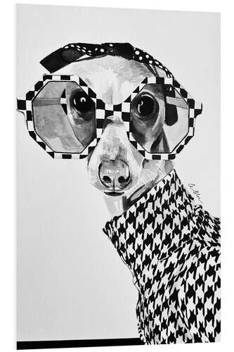 Tableau en PVC Roberto The Italian Greyhound