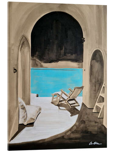 Tableau en verre acrylique The Holiday Chair